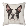 Christine Varley | Boston Terrier | Dog Scatter Cushion Cushions Christine Varley   