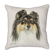 Christine Varley | Tri Shetland Sheepdog | Dog Scatter Cushion Cushions Christine Varley   