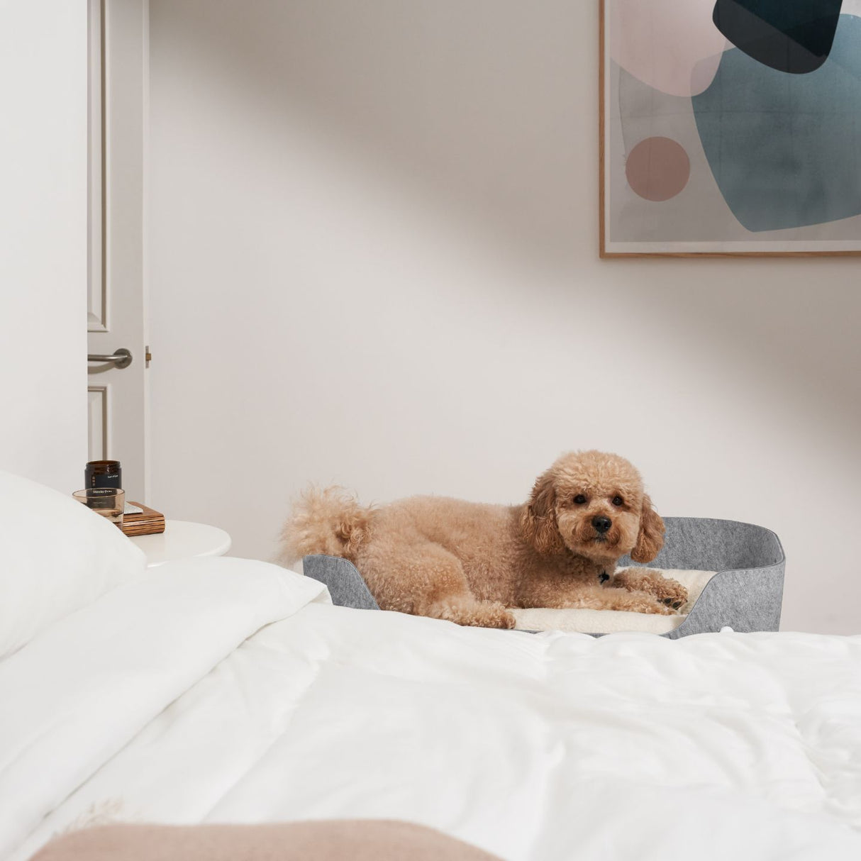 Pup & Kit - PetNest® Bedside Pet Bed - Natural