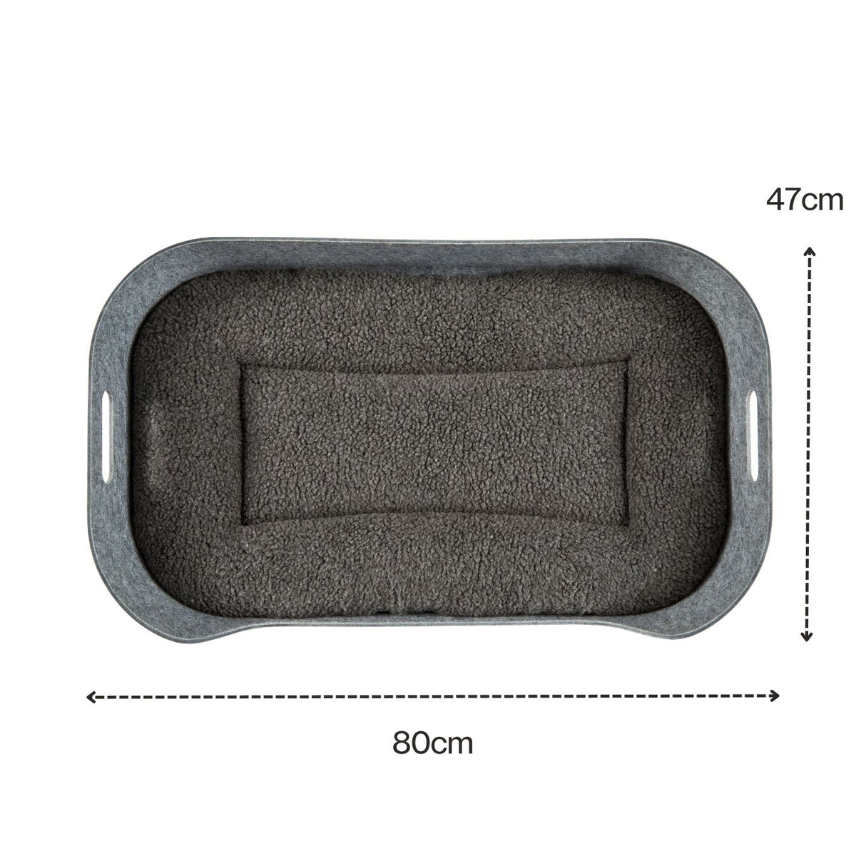 Pup & Kit PetNest Dog bed birdseye view