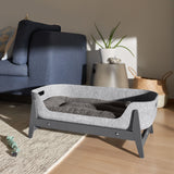 Pup & Kit - PetNest® Raised Dog Bed - Slate Grey